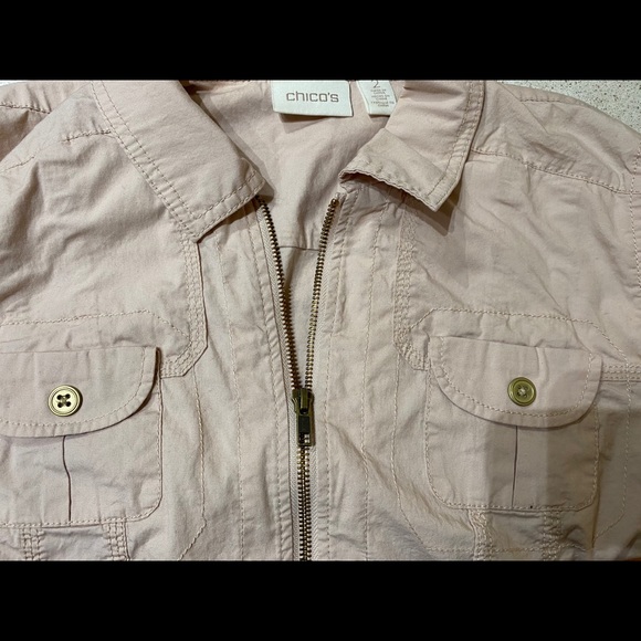 Chico’s light pink jacket - Picture 3 of 5